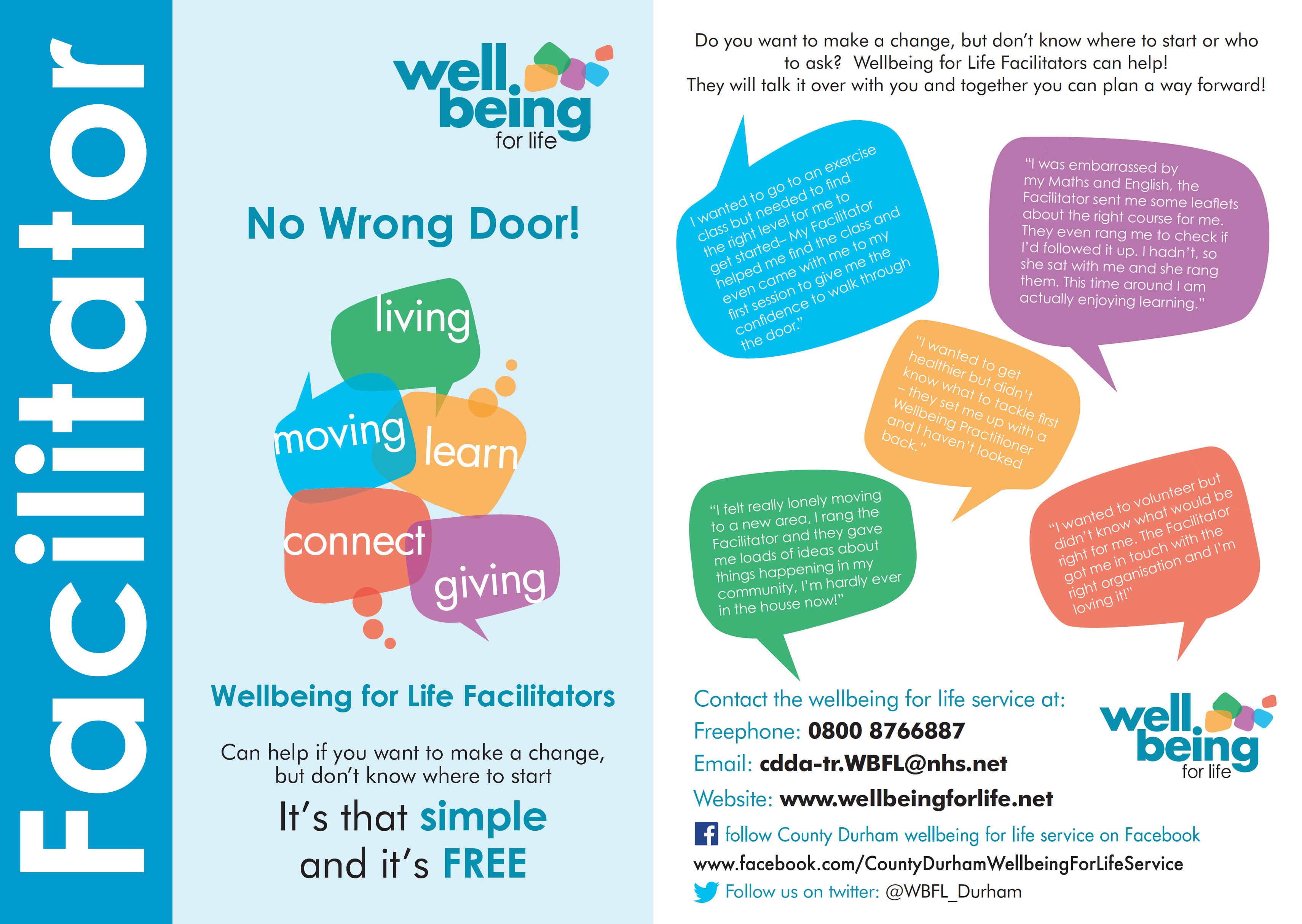 Wellbeing for Life Flyer Designs